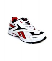 Tuffs White and Red Running Sport Shoes